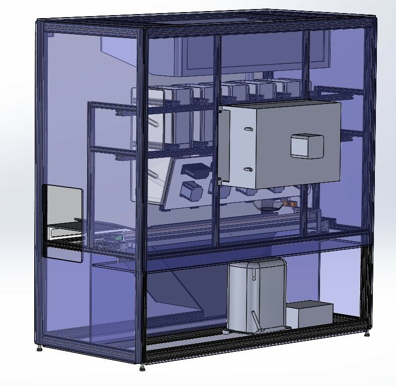 robot máquina de vending