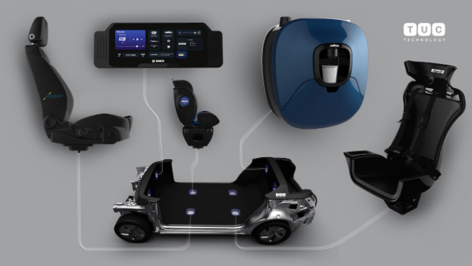 Lavazza primera máquina café en vehículo