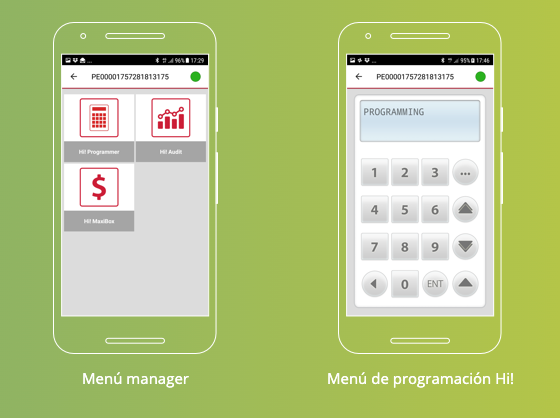 Vending Evoca aplicación móvil