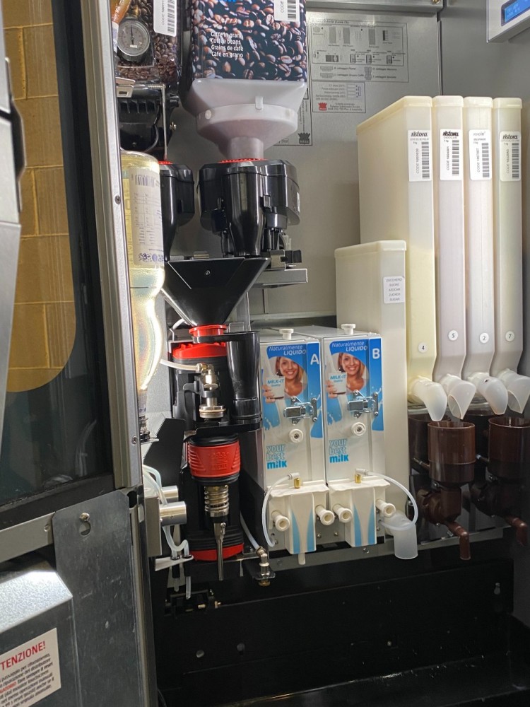 máquina café por dentro