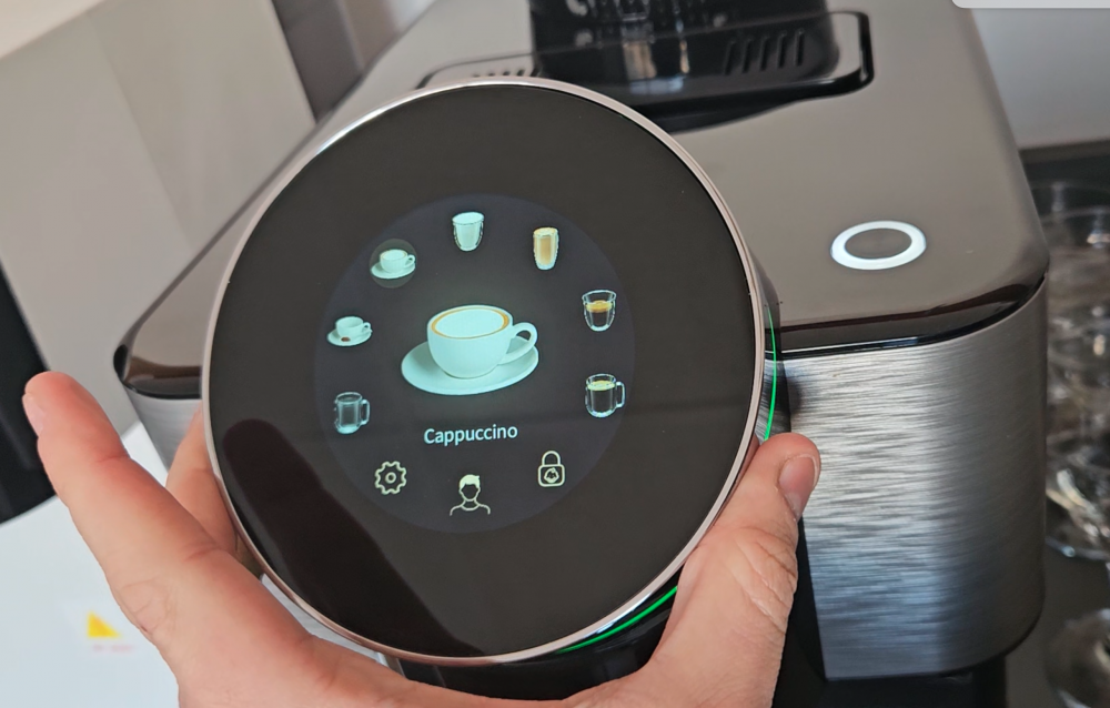 máquina superautomática en hogar