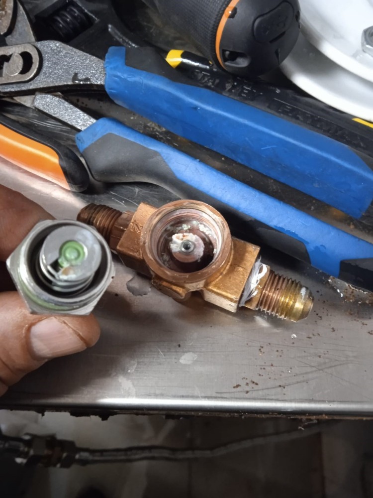 electroválvula calcificada