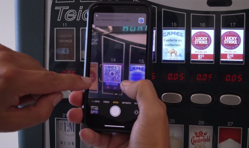 contactless móvil vending