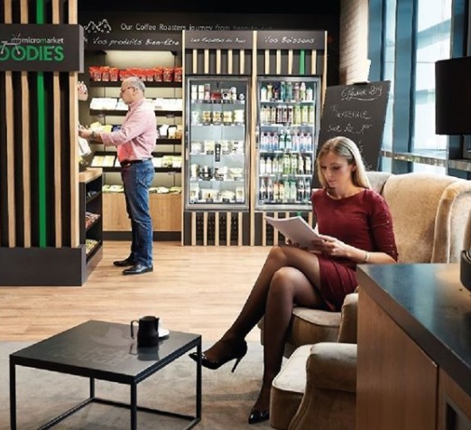 vending máquinas unattended